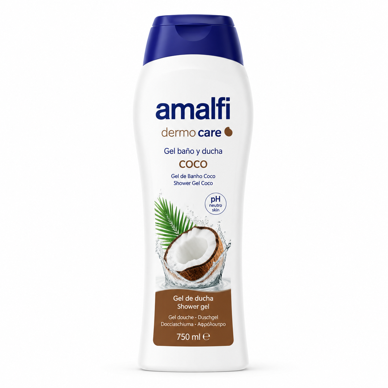 12 ژل حمام و دوش آمالفی مدل نارگیل (Amalfi Dermo Care Shower Gel - Coco / Coconut) - Image 1