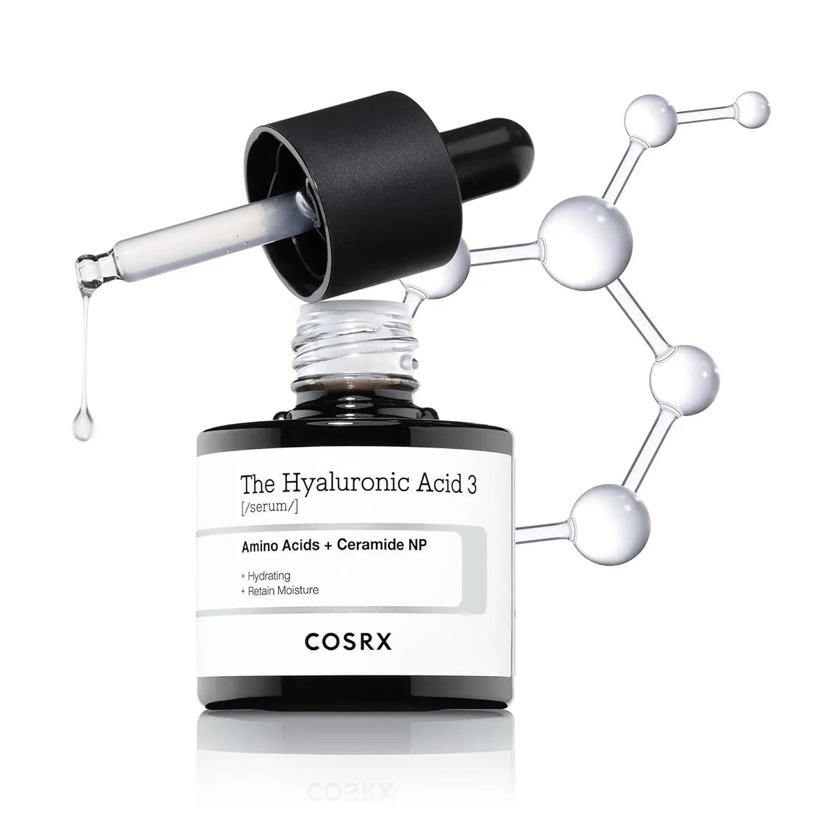 COSRX-The-Hyaluronic-Acid-3-Serum01.jpg سرم هیالورونیک اسید ۳ کوزارکس / COSRX The Hyaluronic Acid 3 Serum - Image 1