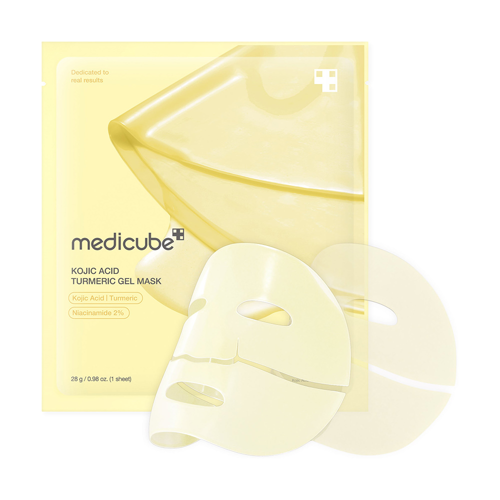 ماسک-ورقه-ای-روشن-کننده-کوجیک-اسید-و-زردچوبه-مدی-کیوب-Medicube-Kojic-Acid-Turmeric-Brightening-Gel-Mask ماسک ورقه ای روشن کننده کوجیک اسید و kurkum Medicube پک4 عددی - Image 1