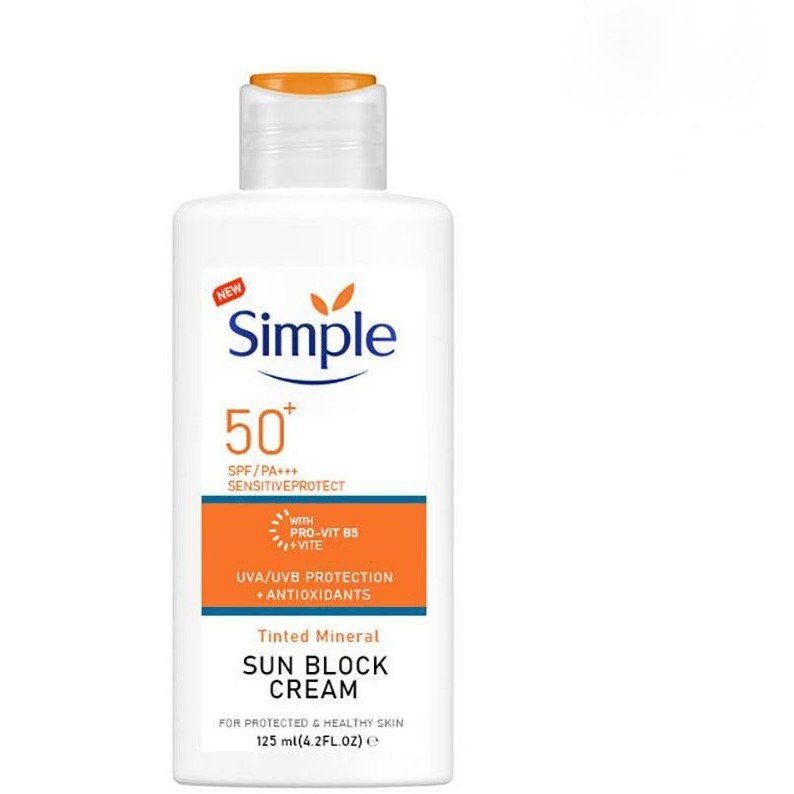 IMG_4240 کرم ضد آفتاب مینرال سیمپل SPF 50+ مناسب پوست حساس - Image 1