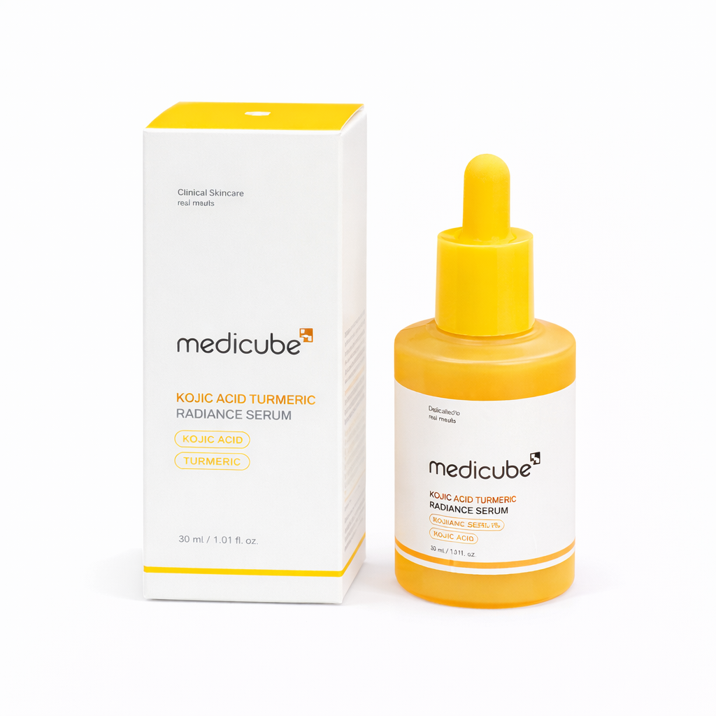 96CC1ECA-E05D-491A-BCB6-CE0190CBCED6 سرم نیاسینامید و زردچوبه مدیکیوب مدل Kojic Acid Turmeric(250میل) - Image 1