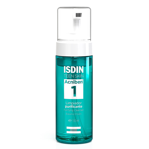 1-42 (1) فوم شوینده ضد جوش آکنیبین ایزدین Isdin Teen Skin Acniben 1 Limpiador 150Ml - Image 1