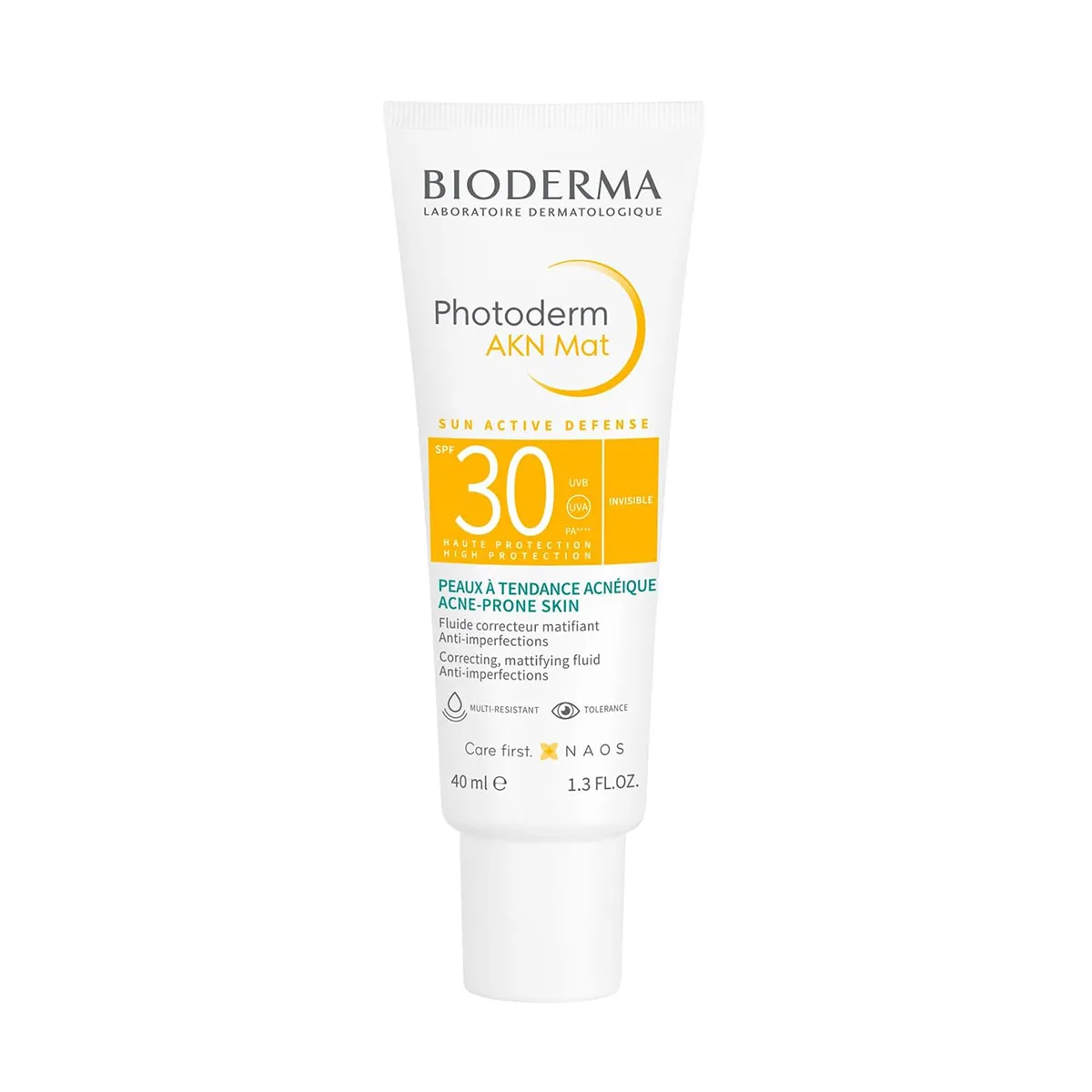 BIODERMA-Photoderm-AKN-Mat-SPF30-Invisible01.jpg ضد آفتاب پوست چرب و مستعد جوش بایودرما، مدل Photoderm AKN Ma - Image 1