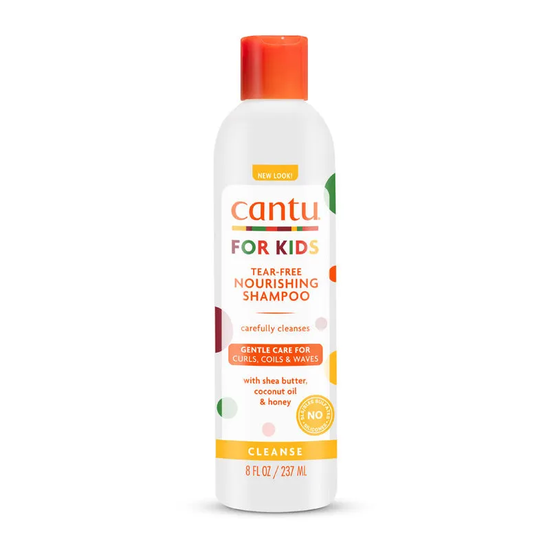 cantu-kids-tear-free-nourishing-shampoo-masokala.com_ شامپو مو های فر کودک کنتو Cantu حجم 237 میل - Image 1