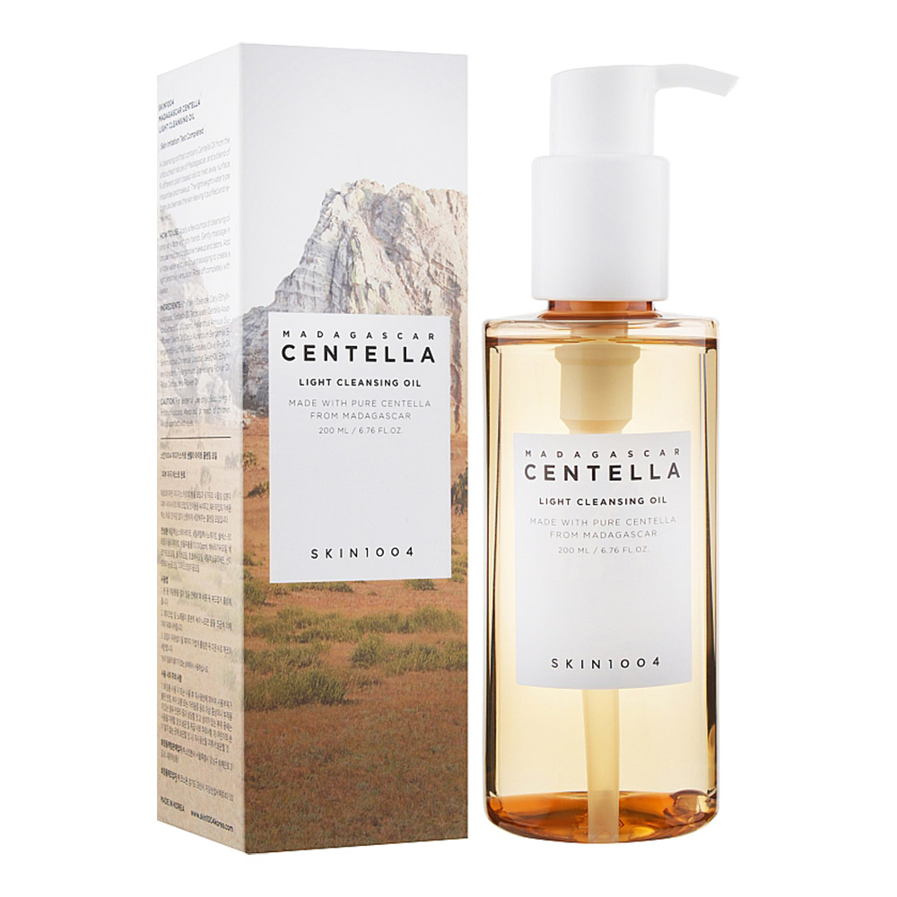 شوینده-روغنی-ملایم-سنتلا-ماداگاسکار-اسکین-1004-SKIN1004-Madagascar-Centella-Light-Cleansing-Oil روغن پاککننده سبک سنتلا ماداگاسکار اسکین1004 - Image 1